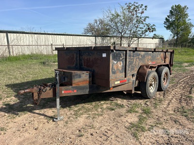 2007 12 ft T/A 軽量ダンプトレーラー