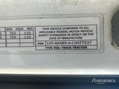 2018 Peterbilt 579 4x2 Tracteur Routier