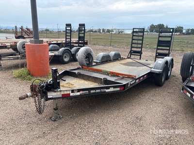2019 Snake River 14 ft T/A Equipment Trailer