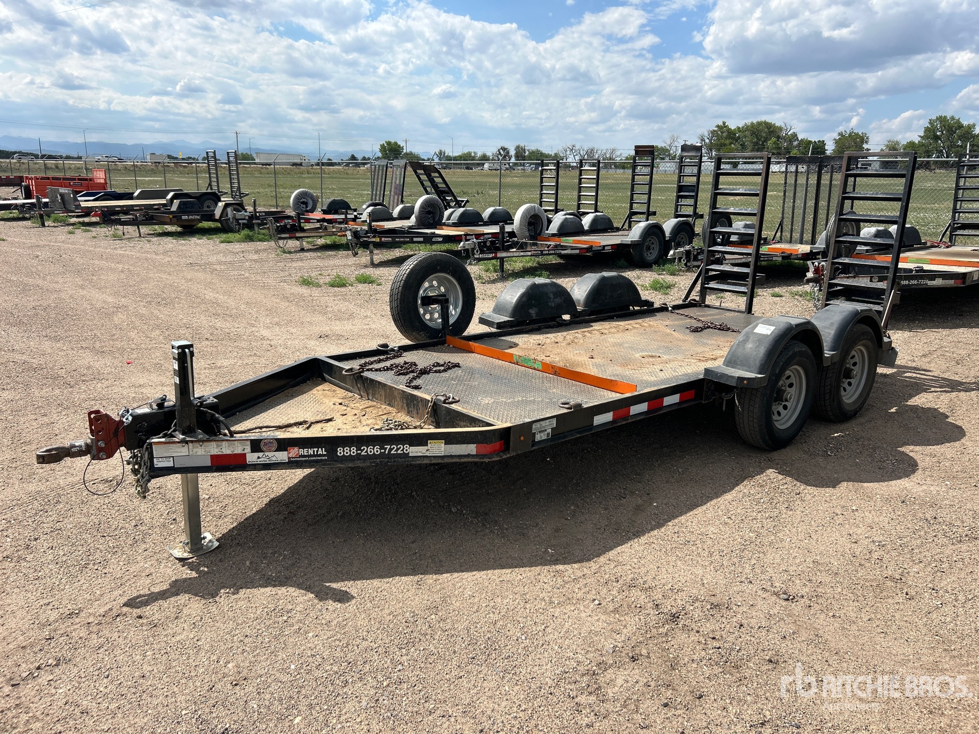 2019 Snake River 14 ft T/A Equipment Trailer