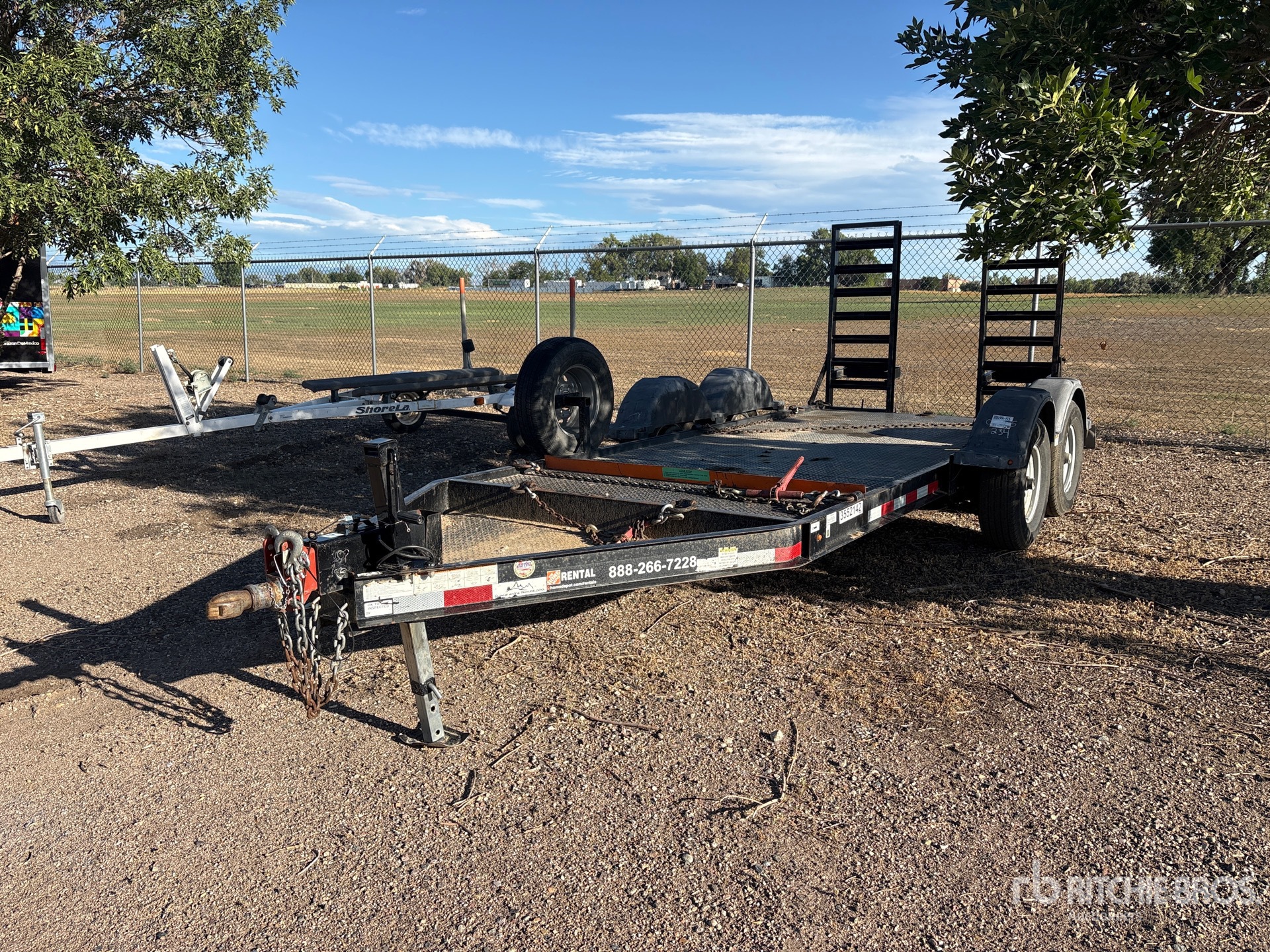 2019 Snake River 14 ft T/A Equipment Trailer