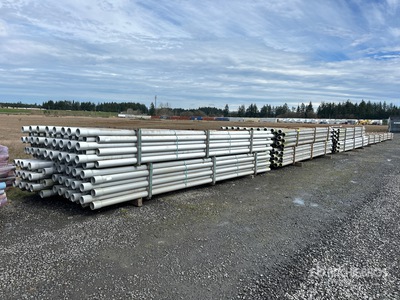 Quantity of (18) 4 in x 20 ft Schedule 80 Rigid PVC Conduit