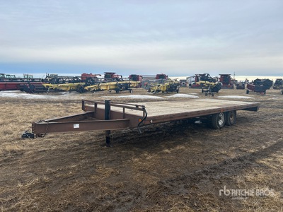 2012 PJ 24 ft T/A Flatbed Trailer
