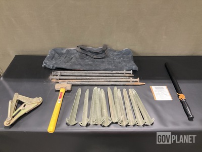 (1) Ground Anchor Kit, (8) Identification Markers & Assorted Items