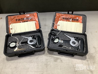 (2) Pacific Scientific T60-1001-C8-1A Cable Control Aircraft Tensiometers