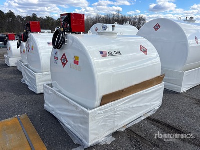 2026 AM Tank 1000 1050 gal Skid Mounted Steel Diesel Fuel Tank (Unused)
