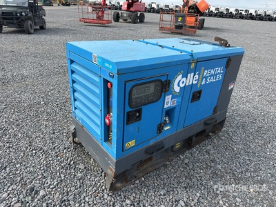 2018 Atlas Copco QAS20 20 kVA Skid-Mounted Generator Set