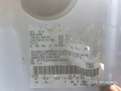 2016 Ford F-250 XL 4x2 Extended Cab Pickup