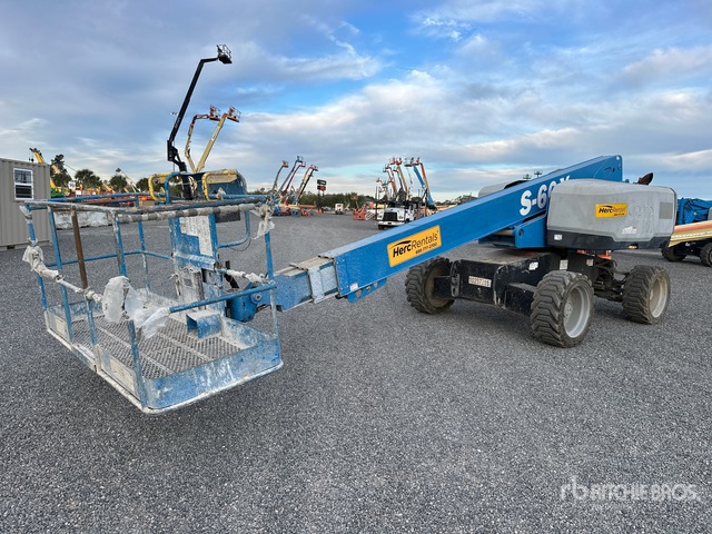2018 Genie S-60X 4WD Diesel Telescopic Boom Lift