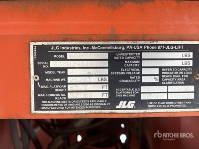 2018 JLG 660SJ Telescopic Boom Lift