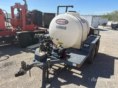 2023 Simpson SWT-52517 500 gal T/A Rimorchio cisterna per acqua
