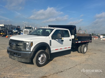 2018 Ford F-550 XL 4x4 Crew Cab Tipper Truck