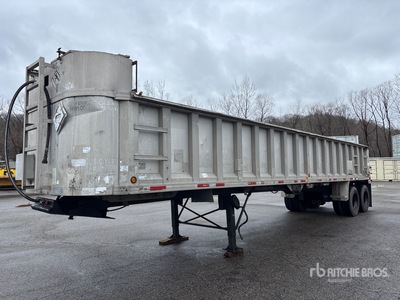 1990 Summitt 39 ft T/A Aluminum Frameless Remorque à benne basculante arrière