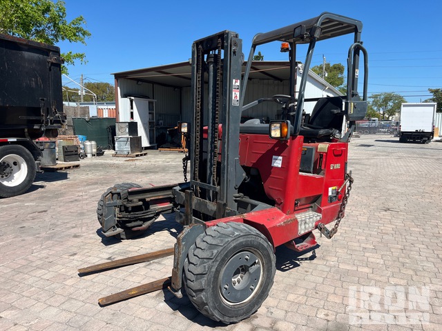 2012 Moffett M55.4 5500 lb 3x3 Truck Mounted Forklift