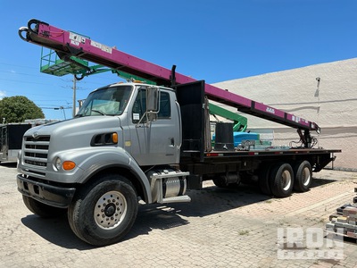 2007 Sterling LT7500 Standard 6x4 Flatbed Truck with Conveyor