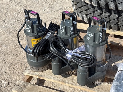 Quantity of (3) Mustang MP4800 Electric Submersible Water Pump (Unused)