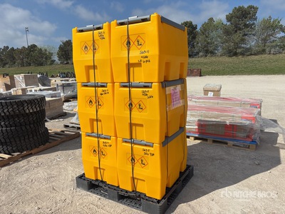 Quantity of (6) 60 gal Poly Fuel Tank (Unused)