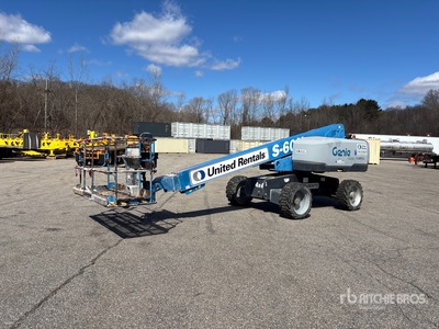 2015 Genie S-60 4WD Diesel Piattaforma monobraccio