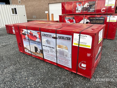 2026 Arctic Shelter 30 ft x 40 ft Peak Double Truss Storage Building (Unused)