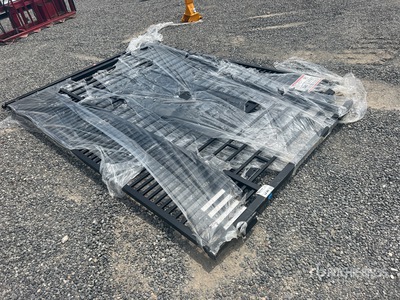 2026 SUNTOP S0720-1 20 ft Wrought Iron Bi-Parting Driveway Gate (Unused)