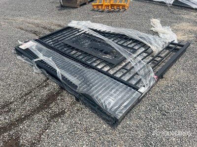 2026 SUNTOP S0720-1 20 ft Wrought Iron Bi-Parting Driveway Gate (Unused)