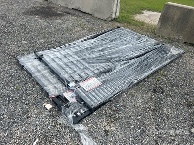 2026 SUNTOP S0720-1 20 ft Wrought Iron Bi-Parting Einfahrtstor (Unused)