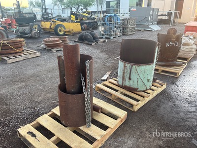 Quantity of (3) Handmade Dredging Bucket