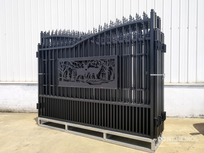 Quantity of (6) 2026 SUNTOP S0720 20 ft Wrought Iron Bi-Parting Driveway Gate (Unused)