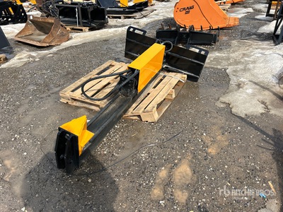 2026 GIYI HLS82 25 in Skid Steer Log Splitter