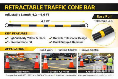 Steelman EXB-01 CONE BAR 1pc-Yellow with Black（10 (Unused)