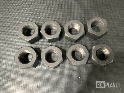 (8) Plain Hexagon Nuts