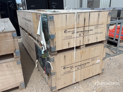 KJ K4230G 30 ft x 42 ft Metal Storage Shed (Unused)