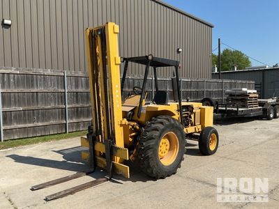 Harlo 6000 lb 4x2 Rough Terrain Forklift