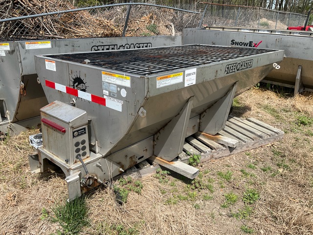 Fisher Steel-Caster Electric 2 cyd Salt Spreader