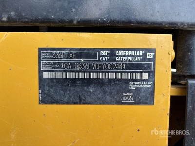 2016 Cat 336F LXE Tracked Excavator