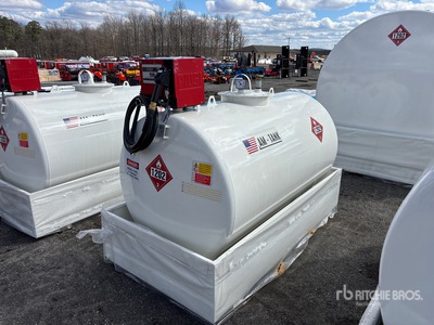 2026 AM Tank 500 490 gal Skid Mounted Steel Diesel Fuel Tank (Unused)