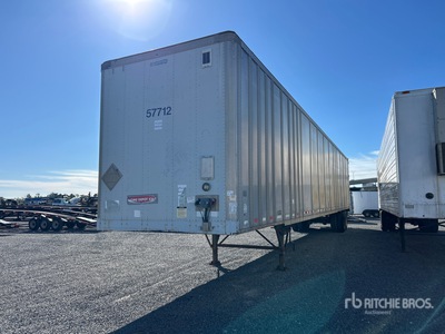 2002 Stoughton PVW-575T-S-C-WDG 57 ft x 102 in T/A Gesloten aanhangwagen