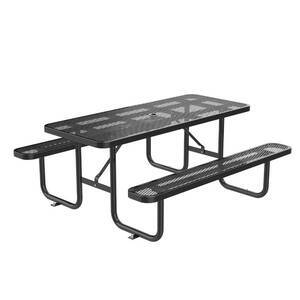 Chery 8ft picnic table with umbrella hole Blac Varios, tienda, almacen, consumidor (Unused)