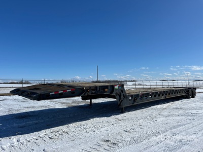 2008 Peerless LB60 55 ft 16-Wheel Folding Neck Trailer