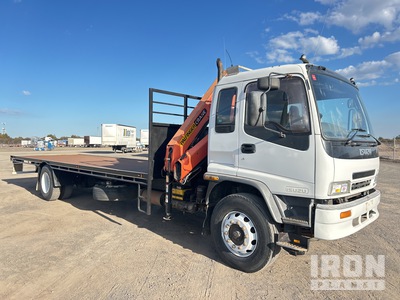 2006 Isuzu FVD900 4x2 w/ 2006 Palfinger PK10000 Camion plataforma con grua
