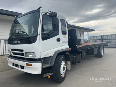 2004 Isuzu FVR شاحنة سحب مسطحة