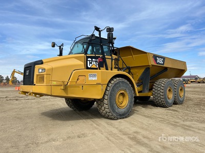 2016 Cat 745C を見 Articulated Dump Truck