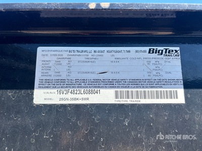 2020 Big Tex 25GN-35BK+5MR 48 ft Gooseneck Przyczepa do sprzętu