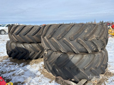 Quantity of (4) Michelin IF710/70R42 إطارات المعدات - Fits John Deere Sprayer