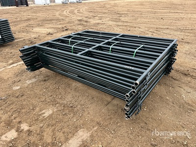 Quantity of (12) 2026 BYT RP76 7 ft 6 in Livestock Panel (Unused)
