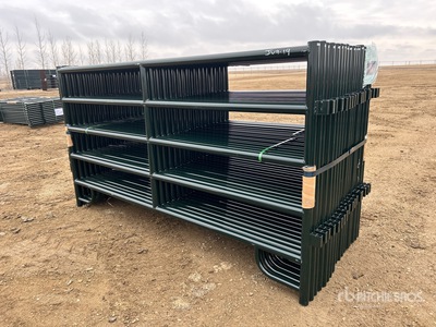 Quantity of (18) 2025 BYT MSP96 9 ft 6 in Livestock Panel (Unused)