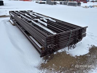 Quantity of (12) 2025 BYT HDALYPNL16 16 ft x 5 ft 10 in H.D. Livestock Panel (Unused)