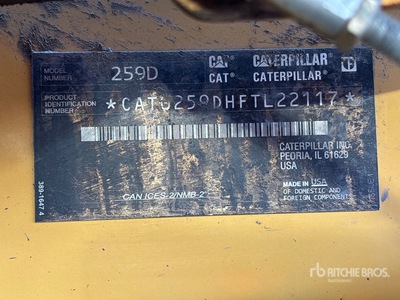 2019 Cat 259D Compact Track Loader