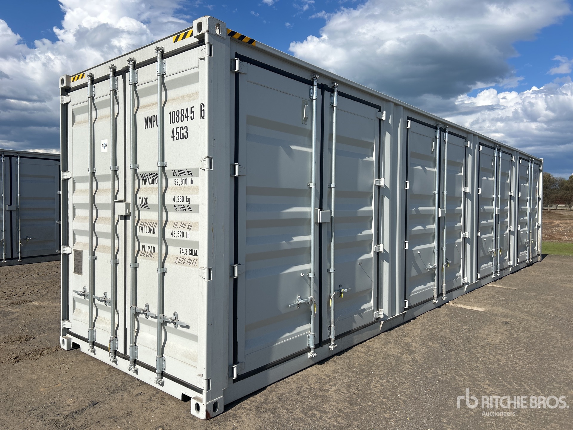 2025 40 ft High Cube Multi-Door Storage Container (Unused)