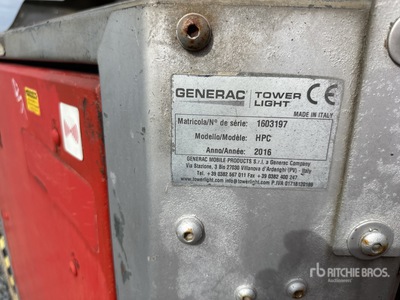 2016 Generac HPC Light Tower